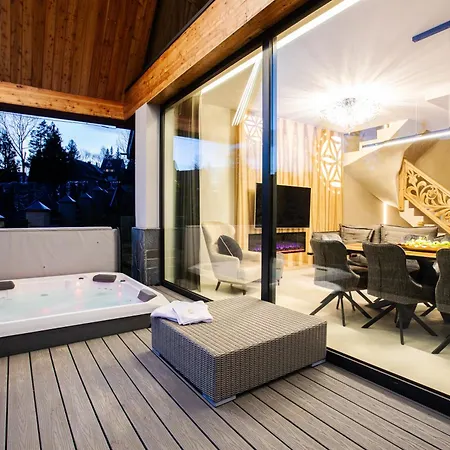 Villa Skyline Luxury With Terrace Jacuzzi And Sauna Zakopane Mountains Poland Kościelisko
