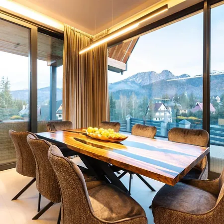 Skyline Luxury With Terrace Jacuzzi And Sauna Zakopane Mountains Poland Villa