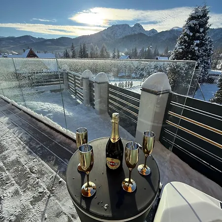 Skyline Luxury With Terrace Jacuzzi And Sauna Zakopane Mountains Poland Vila *