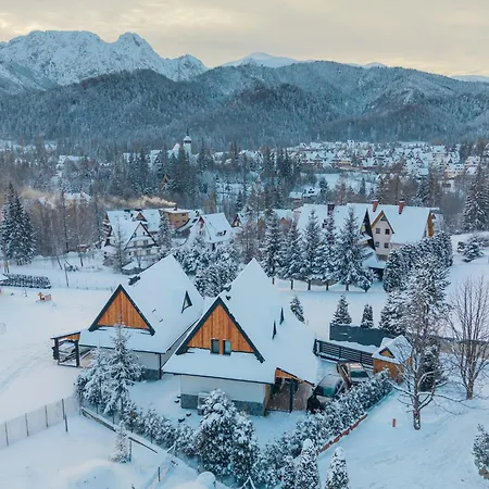 Skyline Luxury With Terrace Jacuzzi And Sauna Zakopane Mountains Poland Villa